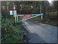 Road barrier, Hawley Hill