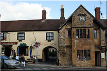 ST6316 : The George Hotel, Higher Cheap Street and Former Hospice of Saint Julian, 1 Cheap Street, Sherborne by Jo and Steve Turner