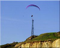 TQ4400 : Paragliding at Newhaven Harbour by nick macneill