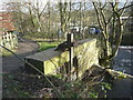 Sluice at the weir on Mag Brook