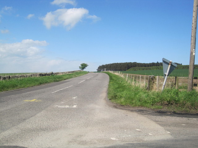 Road towards Chatton