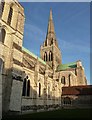 SU8504 : Cathedral - Spire, nave and south transept by Rob Farrow