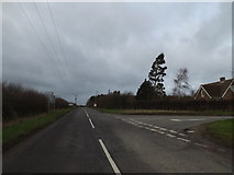 TL2456 : B1046 Gransden Road, Abbotsley by Geographer