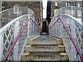 A footbridge over the Borders Railway Line in Galashiels