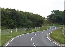 J1727 : A widened section of the B8 (Hilltown Road) below The Alt by Eric Jones