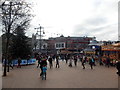 SZ0891 : Bournemouth: The Square on Christmas Eve by Chris Downer