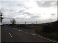 TL2157 : B1046 St.Neots Road & bridleway by Geographer