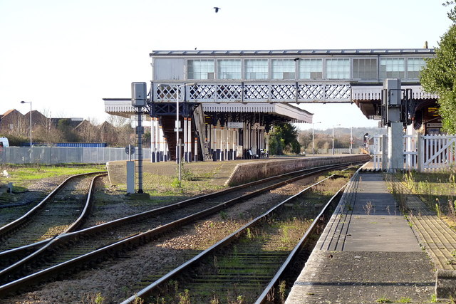 Sleaford Station from the east