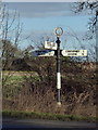 Fingerpost at Swarby turn