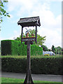 TL9560 : Drinkstone village sign by Adrian S Pye