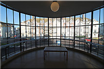 TQ7407 : Curved window, De La Warr Pavilion by Julian P Guffogg