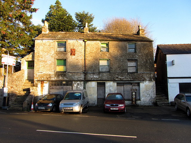 Old garage building, Townhead, Alston