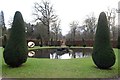 SK2669 : The Ring Pond at Chatsworth Gardens by Andrew Tryon