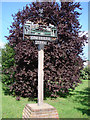 TM0259 : Onehouse village sign by Adrian S Pye