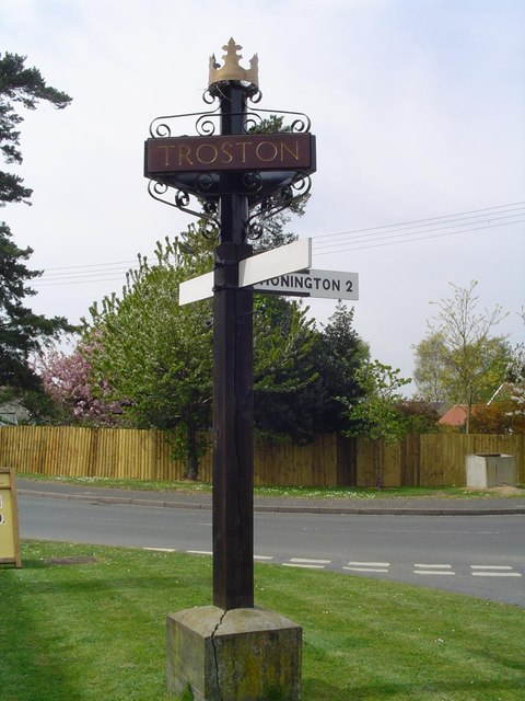 Troston village sign