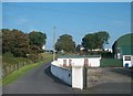 Farm access lane leading off the B30 west of Creggan