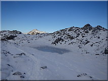 NY2405 : Frozen Tarn, Crinkle Crags by Michael Graham
