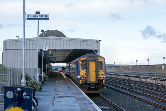 Stranraer Railway Station 27 December © The Carlisle Kid Cc By Sa