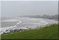 A very wet New Year off Borth