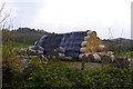 A heap of big bales near High Harcourt Farm