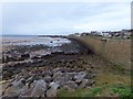 Sea wall at Burghead