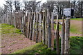 Fencing alongside the Cross Dyke, Walton Hill