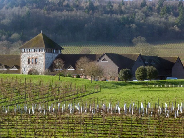 Vineyard and wine estate buildings, Dorking
