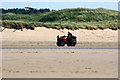 SD2709 : A quad bike on the beach between Formby Point and Ainsdale  by Phil Champion