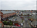 Car park and housing in Littlehampton, West Sussex