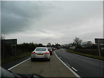 SO4579 : Queuing at the level crossing, Onibury by John Lord