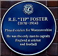 The only man to captain England at cricket and football, Worcester