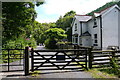 SH6918 : Gate across the Mawddach Trail near Penmaenpool by Phil Champion