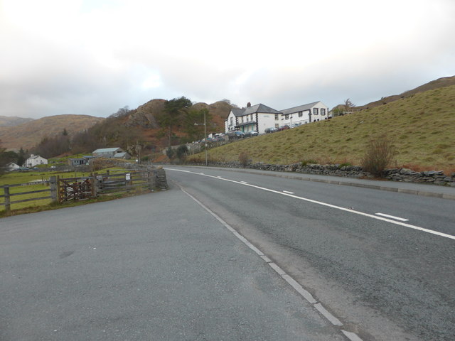 The A5 and Plas Curig Hostel