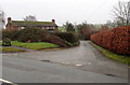 Minor road towards Park Farm, Llancloudy