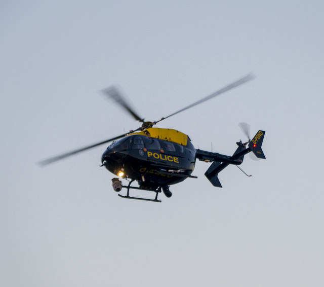 PSNI helicopter, Bangor
