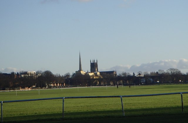 Town seen from Pitchcroft