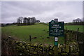 SK0681 : Footpath sign, north east of Chapel en le Frith by Peter Barr