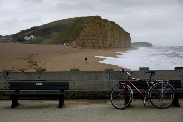 Broadchurch, the Bike, the Man and the Beach