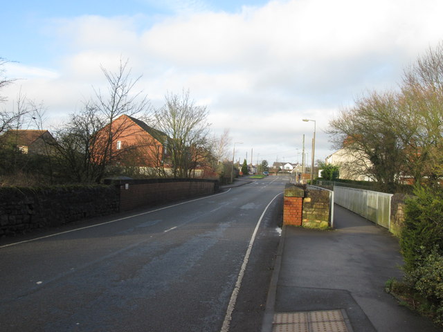 Bridge over disused railway, Boughton Lane, Clowne