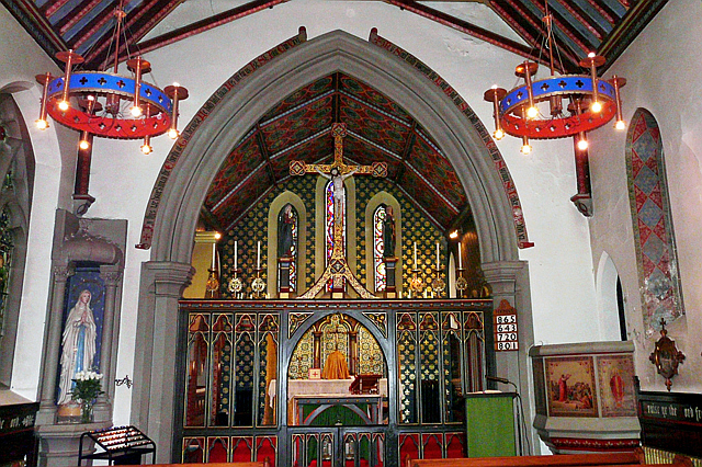 View towards the chancel, Our Lady & St Wilfrid's Church