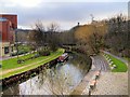 SE1416 : Huddersfield Broad Canal, University Campus by David Dixon