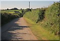 Farm road to Hele Farm