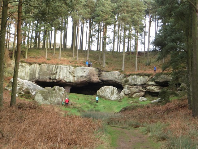 St Cuthbert's Cave on New Year's Day