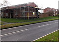 Suburban house scaffolding in Taunton