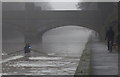 SK5804 : Rowers approaching the Newarke Bridge by Mat Fascione