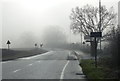 Freezing fog along the A6 Loughborough Road