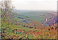 Chilsworthy, 1987: over Tamar Valley towards Launceston