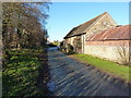 SJ5504 : Barns at Glebe Farm by Richard Law