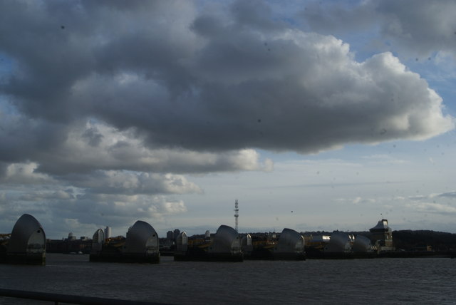 View of the Thames Barrier from Thames Barrier Park #2
