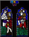 TQ7909 : Stained glass window, St John's church, St Leonards by Julian P Guffogg